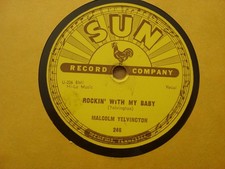 RARE SUN ROCKABILLY - MALCOLM YELVINGTON - ROCKIN' WITH MY BABY / iT'S ME BABY