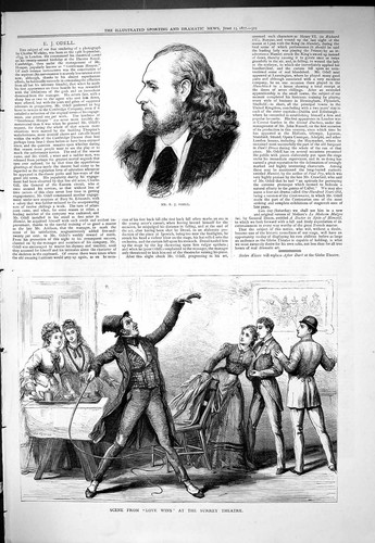 Original old antique - old, print