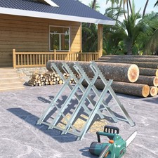 SAW HORSE WOOD LOG HOLDER