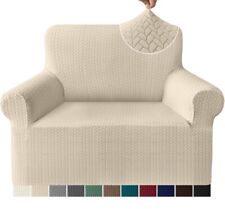 1 Seater Premium Fashion Armchair Cover, Skin-friendly Jacquard Chair Cover 