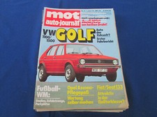 Auto Journal Mot 1974 VW Golf
