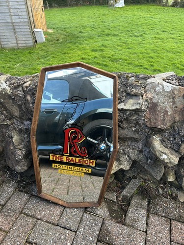 Raleigh cycle mirror - mirror, sign