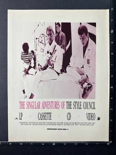 Style council singular - council,