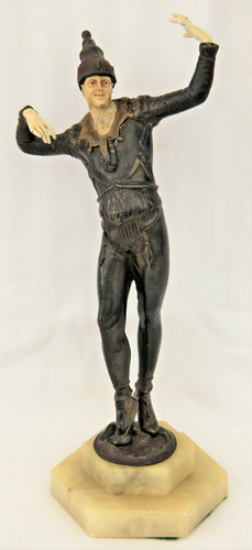 Art deco cold - painted, spelter