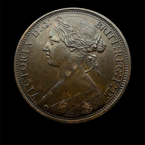 1867 victoria penny unique - victoria,