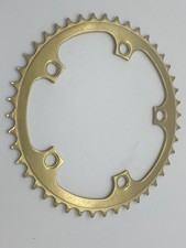 Takagi Japan 44t Bmx Old School Chain Ring NOS 130 BCD Gold 80s Bike Part VTG
