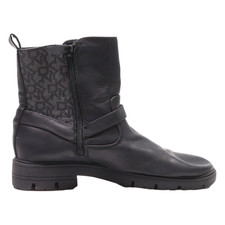 DKNY Ankle Boots Black Leather Womens UK 5