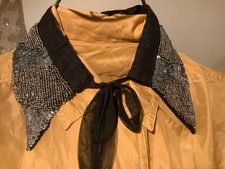 designed, embroidered collar