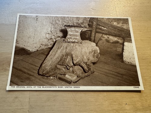 Postcard old anvil - postcard,