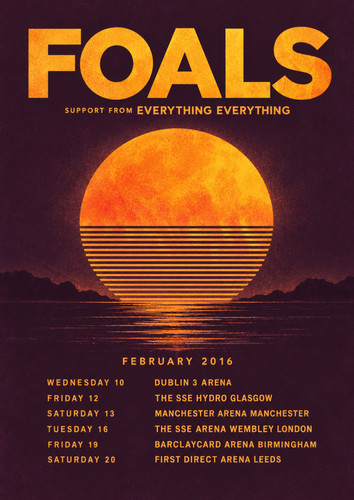Foals music poster printed - foals,