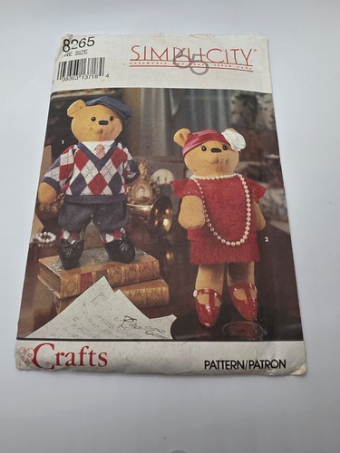 Vintage simplicity 8265 teddy - simplicity,