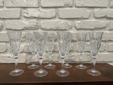 8 Vintage Fluted Champagne