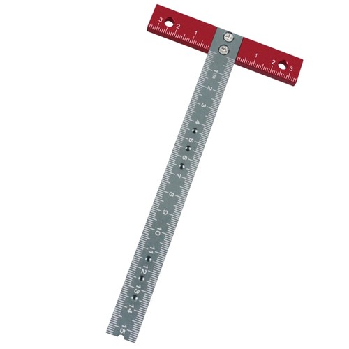 Aluminum square ruler with - t,
