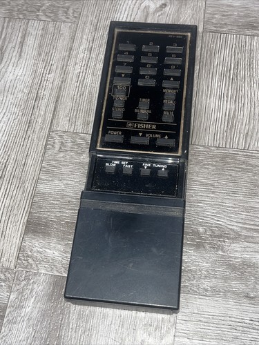 Fisher rtv 893 remote - fisher, control
