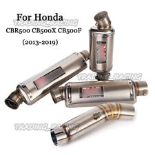 Motorcycle Mid Link Pipe Exhaust Mufflers For Honda CBR500 CB500X CB500F 2013-19