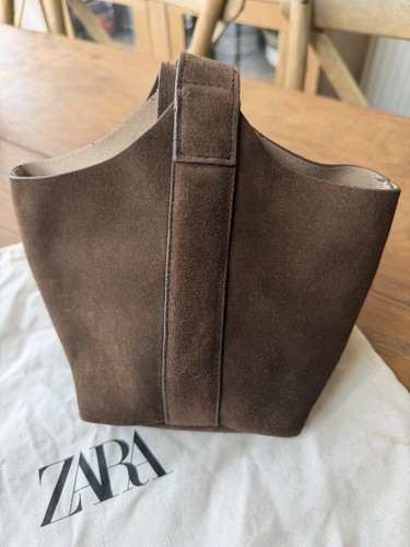 Zara 100 suede bag - suede,