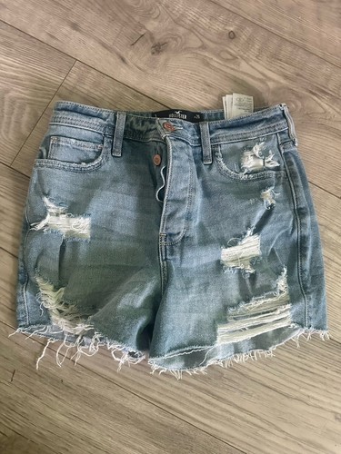 Distressed ripped shorts - distressed,