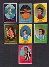 A&BC GUM FOOTBALL CARDS FOOTBALLERS BAZOOKA 1962 x7