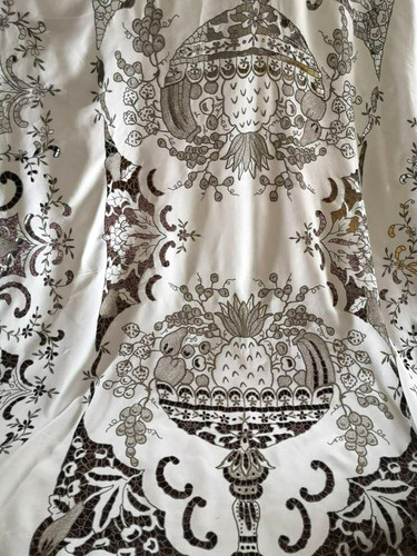 Large vintage hand embroidered - vintage,