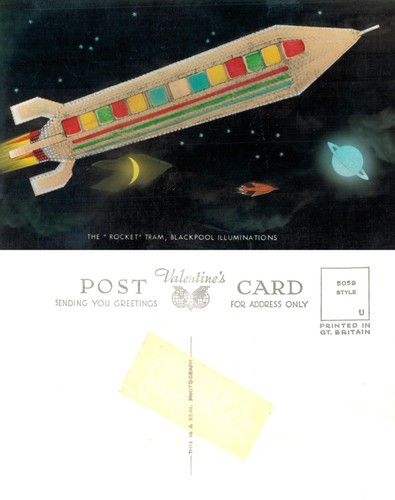 Vintage postcard blackpool - vintage,
