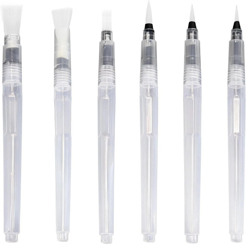 6pcs watercolour brush pens - brush,