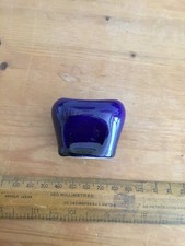 MAWS BLUE GLAZED CERAMIC EYEBATH