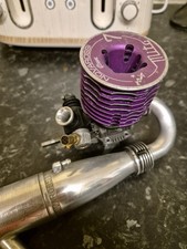 Nitro Engine Novarossi Mito 7 Port With Pipe  Good Compression