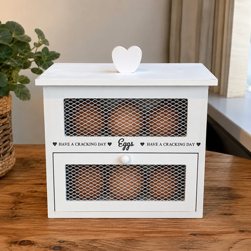 Shabby chic wooden - wooden, egg