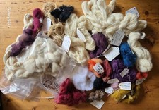 Hand Spinning Wool Mixed Colours And Quantities Job Lot
