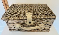 2 Person Garden Rose Chilled Wicker Fitted Picnic Basket