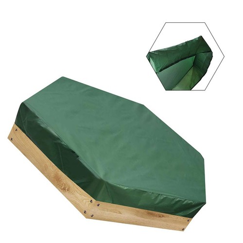 210d sandpit cover green - 210d,