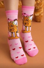 Garfield & Pooky Pink Heart