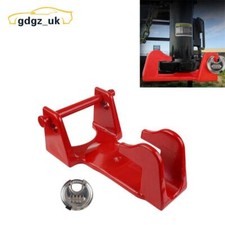 Red Gooseneck Hitch Lock Heavy