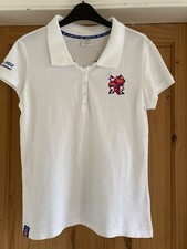 London 2012 Olympics white polo shirt Adidas ladies size 16 (small)