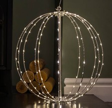 40cm White Metal Folding