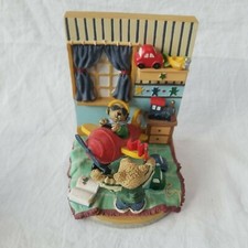 Ceramic Resin Teddy Bear Book Ends Airplane Kite Baseball Car Truck Train x 2