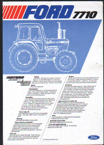 1982 ford 7710 - ford, series