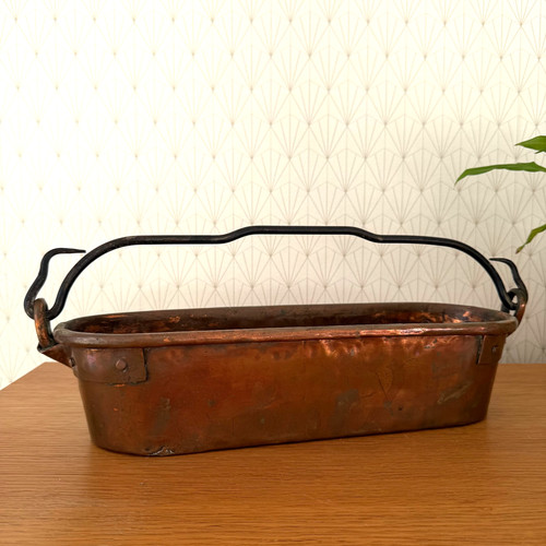 Antique french copper - copper, fish