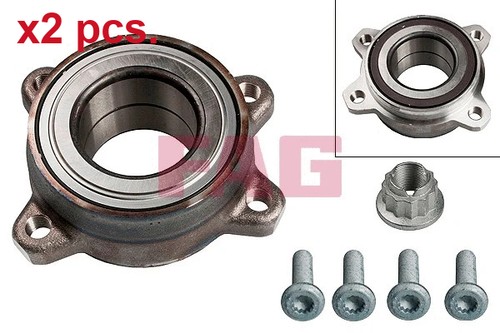 Pcs front rear wheel hub - x2,