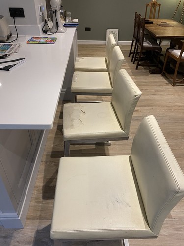 Four breakfast bar stools - breakfast,