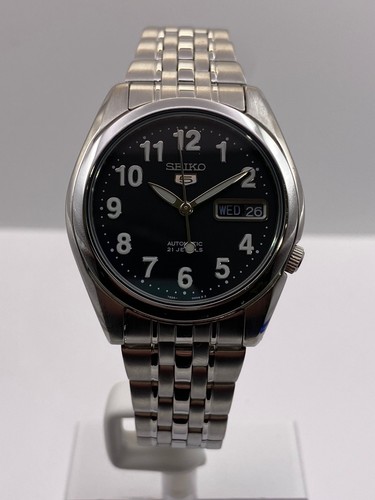Seiko automatic black dial - seiko,