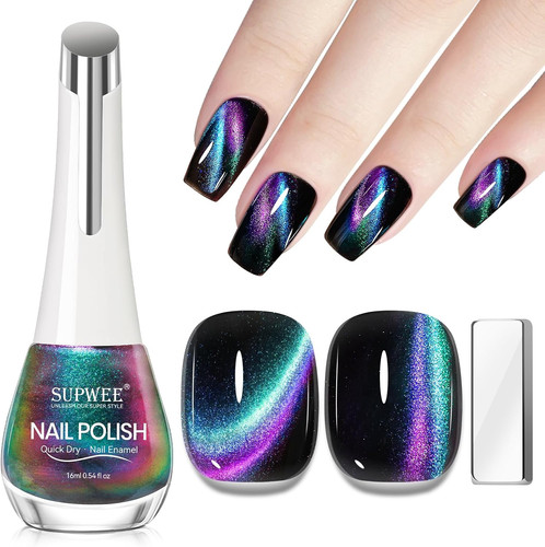 Cat eye nail - eye, polish