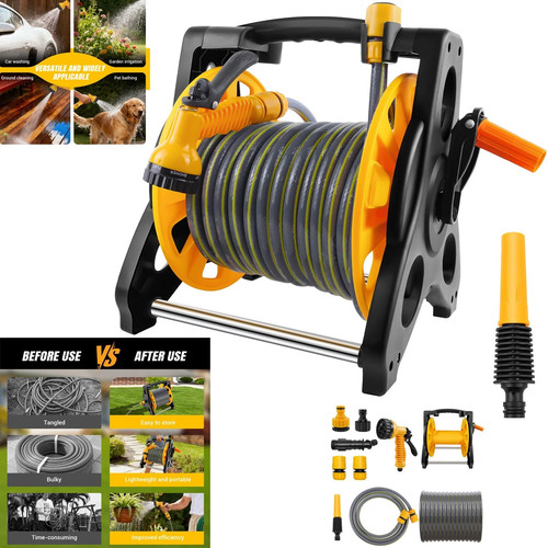 30m garden hose reel - reel, 2-in-1