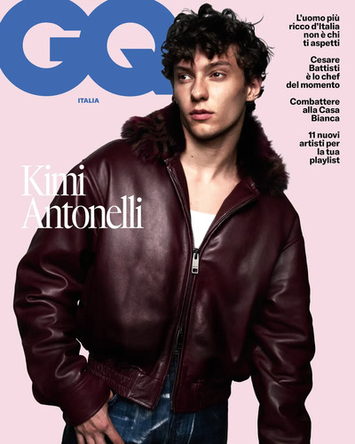 Kimi antonelli magazine - gq,