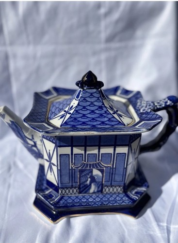 Burleigh blue white ceramic - burleigh, &