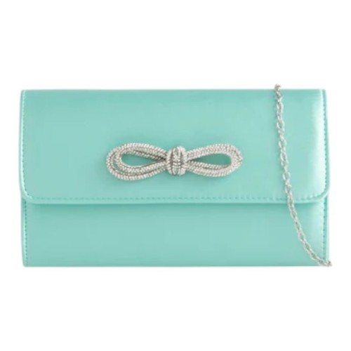 Women diamante bow satin - women's,