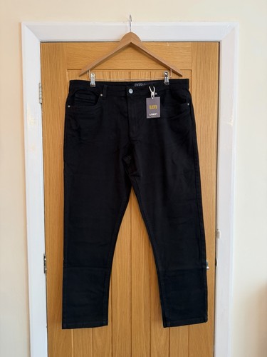 Union gents solid black denim - gents,