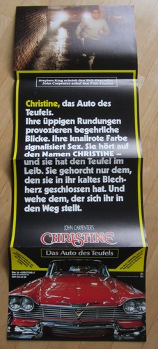 Filmplakat christine 1983 kino - filmplakat,