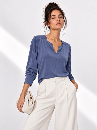 Massimo dutti blue - blue, lyocell