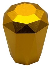 gold D2 gear knob short for